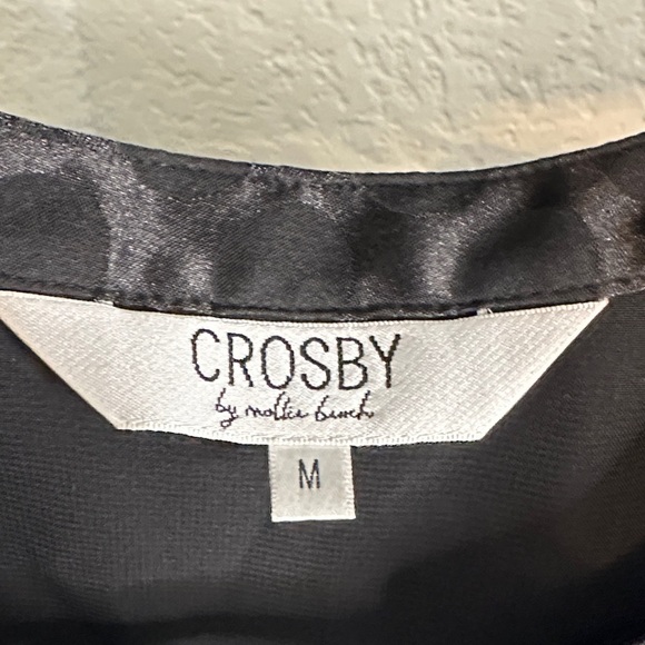 Crosby by Millie Burch Polka Dot Blouse Size M - Picture 2 of 4